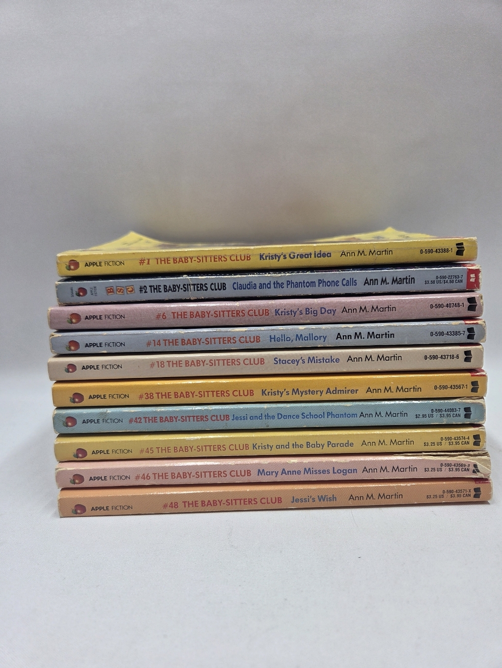 The Baby-Sitters Club Paperback Book Lot of 10 Vintage 1980s 1990s Ann M Martin